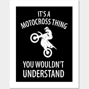 Motocross Biker Freestyle Stunt Posters and Art